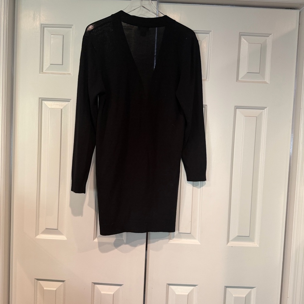 BCBGMaxAzria Black Knit Cardigan with Label
